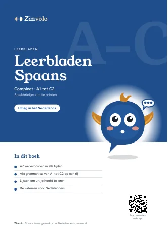 Voorkant leerbladen Spaans